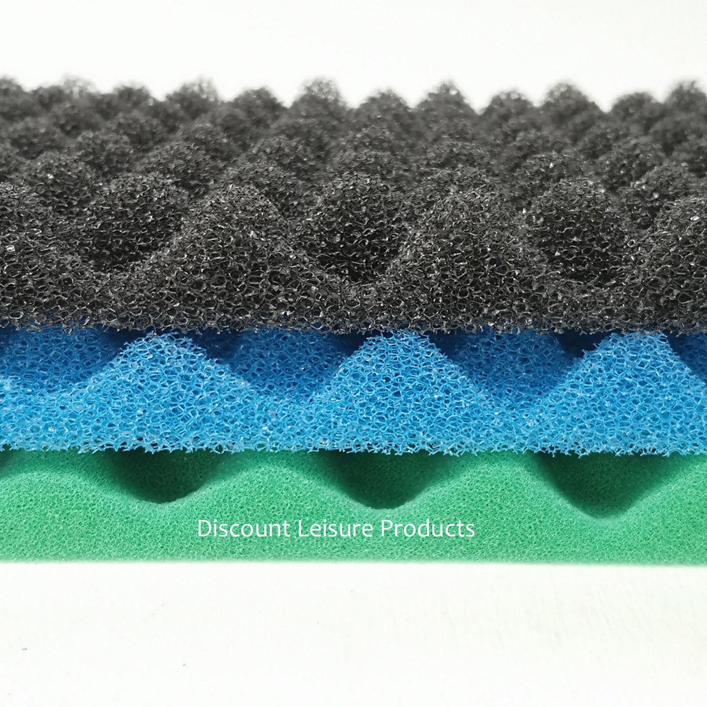Fish Pond Filter Foam Sponge Set of 3 11" X 17", 25 X 18", 36" X 24" or 43 X 21"