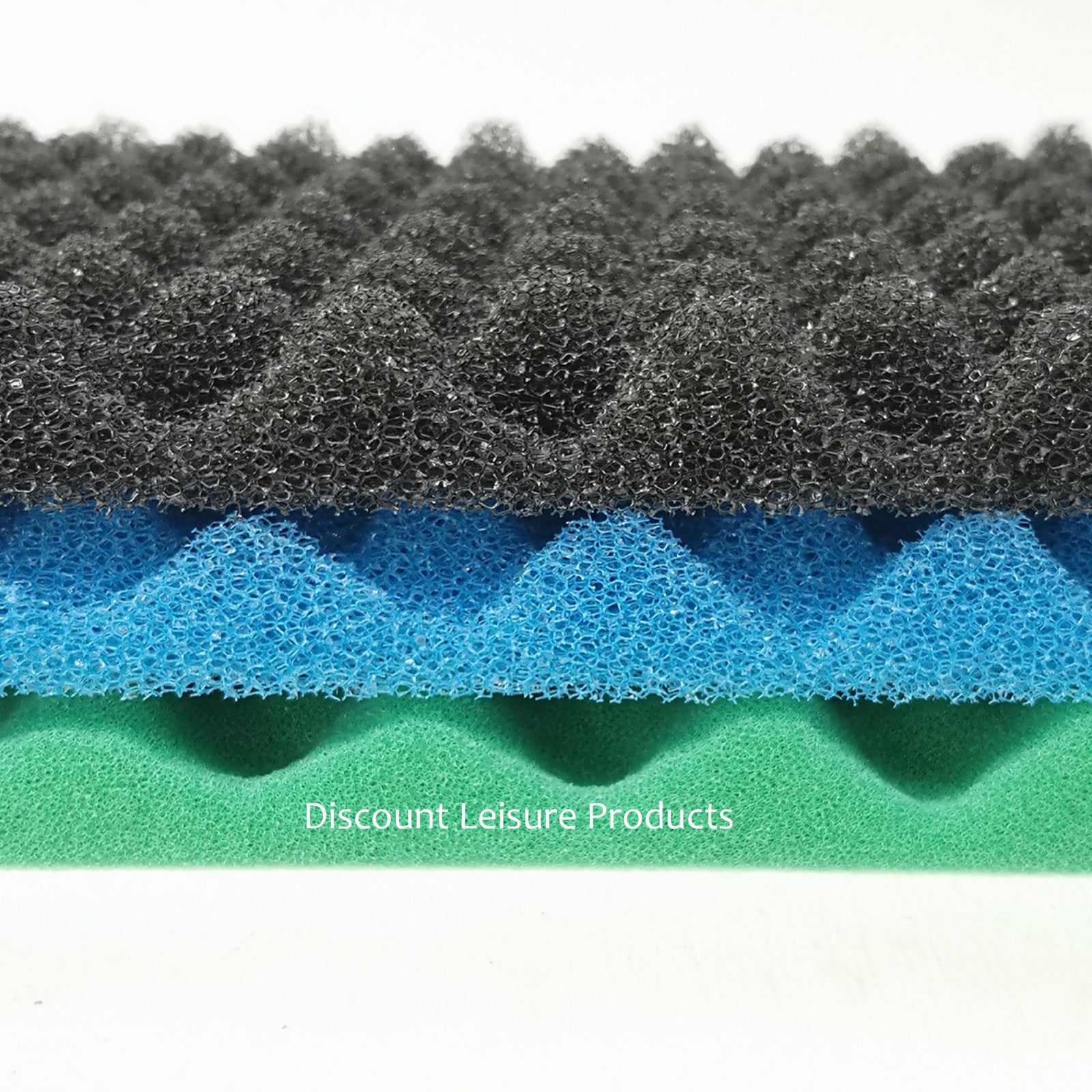 Fish Pond Filter Foam Sponge Set of 3 11" X 17", 25 X 18", 36" X 24" or 43 X 21"
