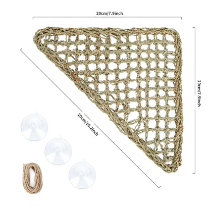 Bearded Dragon Hammock Reptile Lounger for Chameleon Lizards Gecko Snakes Lguana Reptiles Geckos Grass Cushion Pet Bed Swing