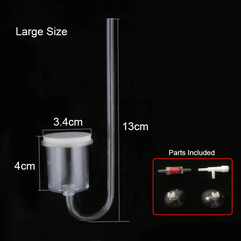 Acrylic Air Pump Sand Stone Aquarium Oxygen Pump Fresh Air Stone Nano Bubble Bar Aquarium Fish Tank Aerator Pump