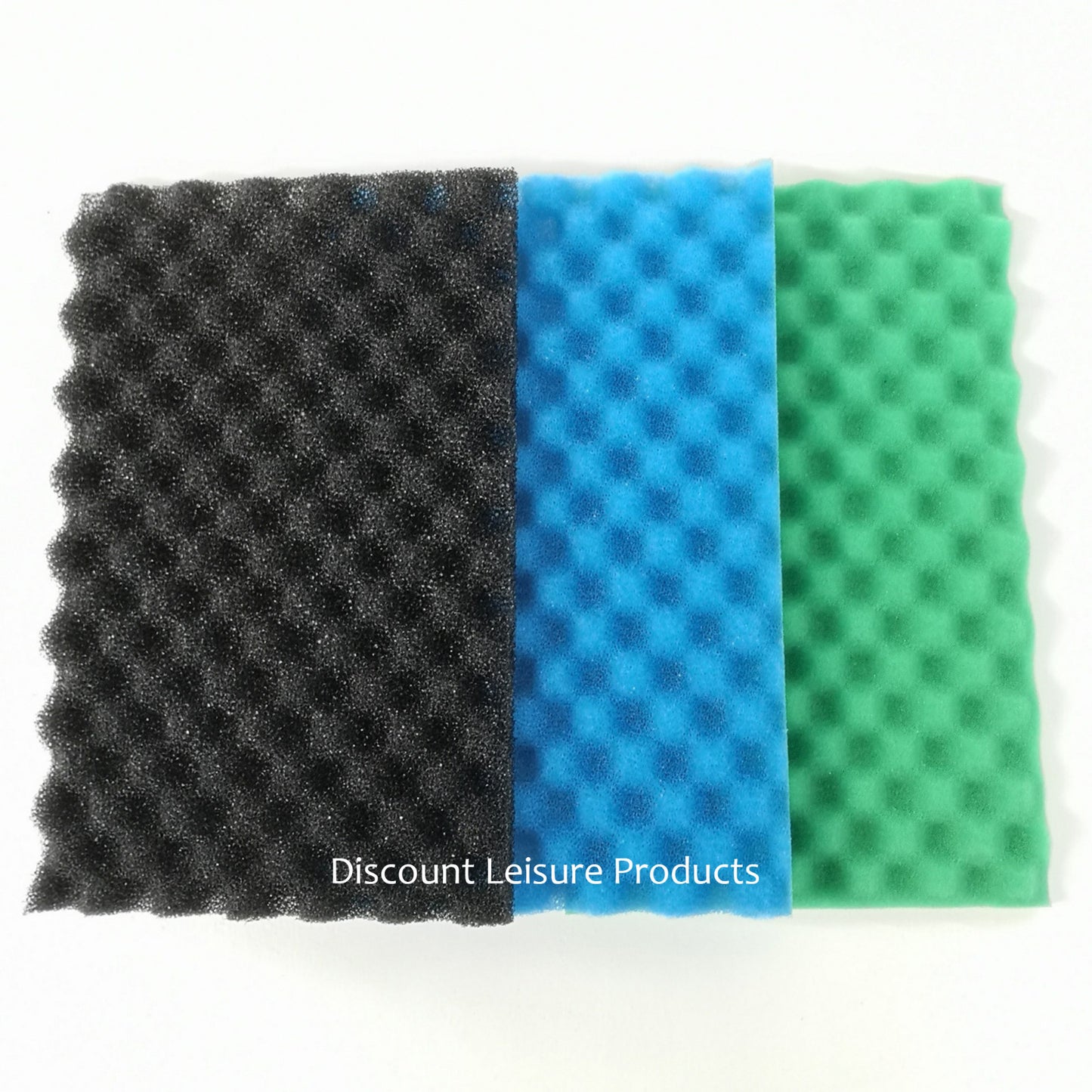Fish Pond Filter Foam Sponge Set of 3 11" X 17", 25 X 18", 36" X 24" or 43 X 21"