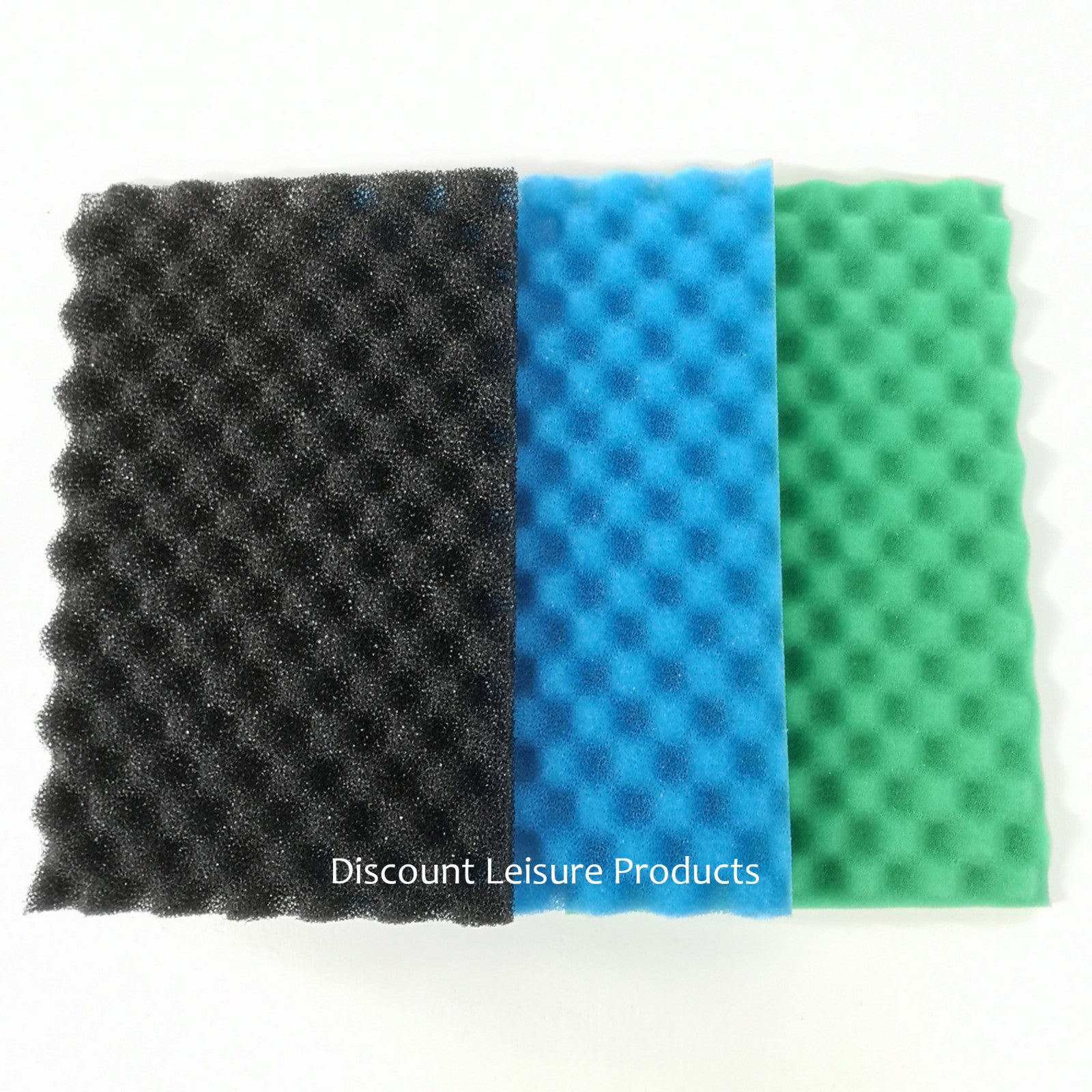 Fish Pond Filter Foam Sponge Set of 3 11" X 17", 25 X 18", 36" X 24" or 43 X 21"