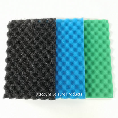 Fish Pond Filter Foam Sponge Set of 3 11" X 17", 25 X 18", 36" X 24" or 43 X 21"