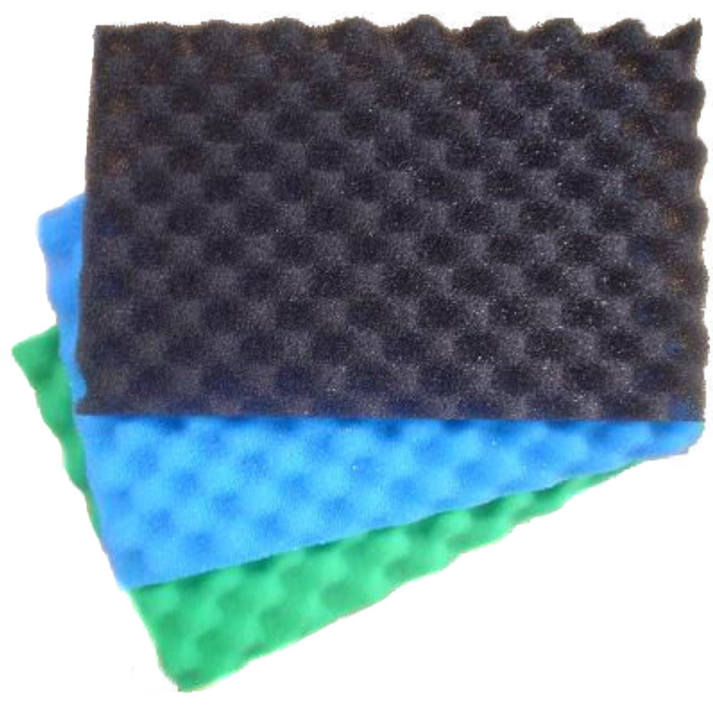 Fish Pond Filter Foam Sponge Set of 3 11" X 17", 25 X 18", 36" X 24" or 43 X 21"
