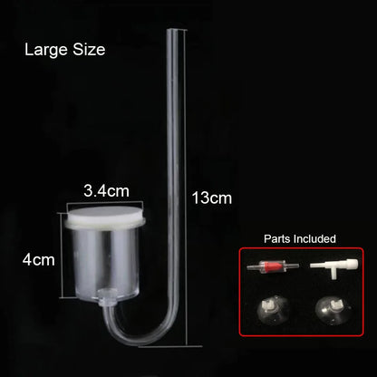 Acrylic Air Pump Sand Stone Aquarium Oxygen Pump Fresh Air Stone Nano Bubble Bar Aquarium Fish Tank Aerator Pump